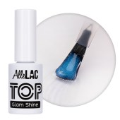 Top Coat Glam για ημιμόνιμο Allelac χωρίς κολλώδη ουσία Azurite 5g