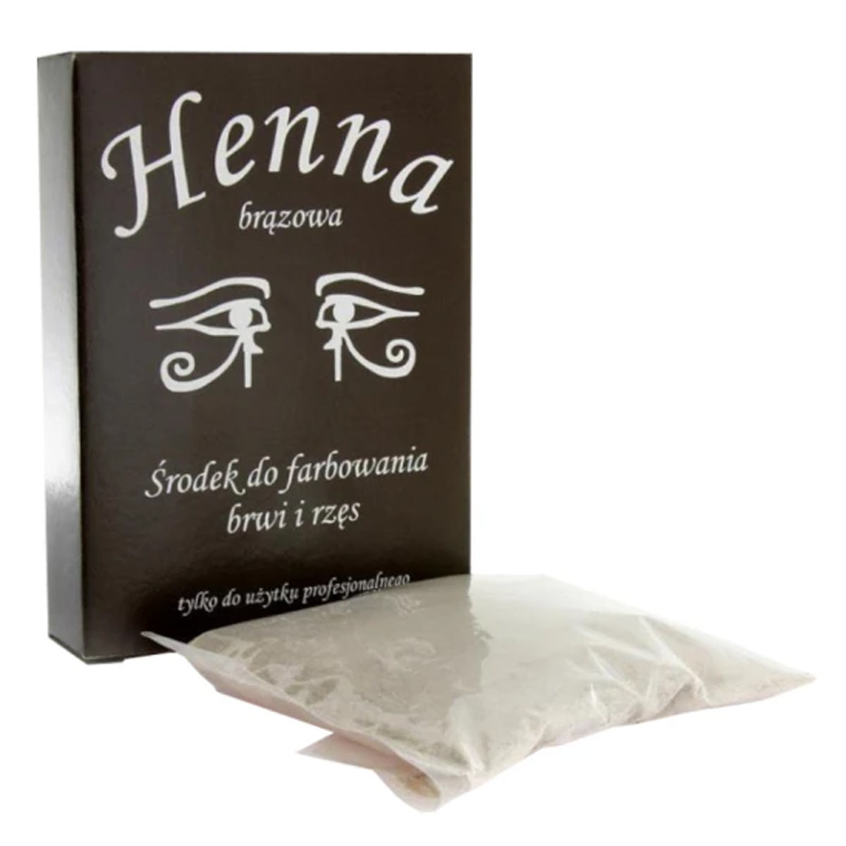 Henna Szczecin Powder καφέ βαφή βλεφαρίδων και φρυδιών 25γρ