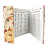 Νυχιέρα Δειγματολόγιο Gel, Ημιμόνιμου και βερνικιών 120 θέσεων Color Card Birds Βιβλίο
