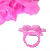 Δαχτυλίδι παλέτα ανάμειξης χρωμάτων πλαστικη ροζ για nail art