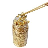 Φύλλο χρυσού σε βάζο για nail art σε νιφάδες 10gr