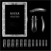 Koper Plastic Form System Dual Nails φορμες tips 100 τεμάχια