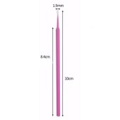 Microbrushes Βουρτσάκια Βλεφαρίδων Ροζ 1,5mm 100 τεμάχια