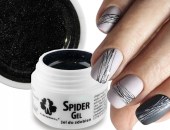 Spider Gel για τα νύχια Black Metallic 3ml