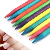 Ξυλάκια μανικιούρ πεντικιούρ χρωματιστά 50 τεμάχια για την απώθηση επωνυχίων 7,5cm