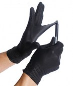 Γάντια Νιτριλίου Μαύρα χωρίς πούδρα