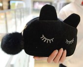 Νεσεσέρ καλλυντικών γάτα μαύρο